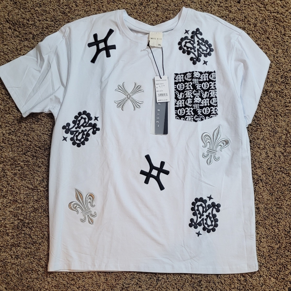 Smoke Rise White Shirt Men's Size 2XL